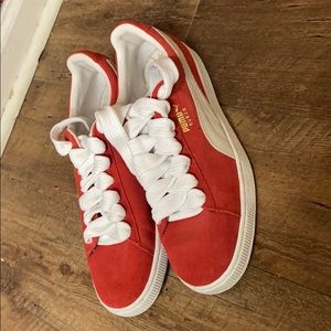 Puma suede shoes